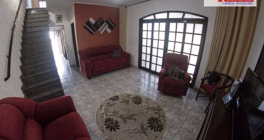 Sobrado com 3 dormitórios à venda, 270 m² por R$ 901.000,00 - Jardim Las Vegas - Santo André/SP