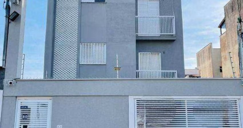 Cobertura com 3 dormitórios à venda, 50 m² por R$ 424.000,00 - Vila Tibiriçá - Santo André/SP