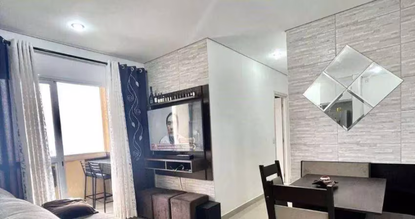 Apartamento com 2 dormitórios para alugar, 53 m² - centro - são bernardo do campo/sp