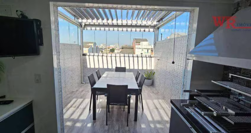 Cobertura com 2 dormitórios à venda, 55 m² por R$ 530.000,00 - Vila Metalúrgica - Santo André/SP