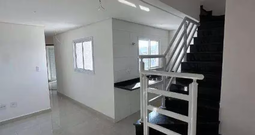 Cobertura com 2 dormitórios à venda, 47 m² por r$ 456.000,00 - vila pires - santo andré/sp