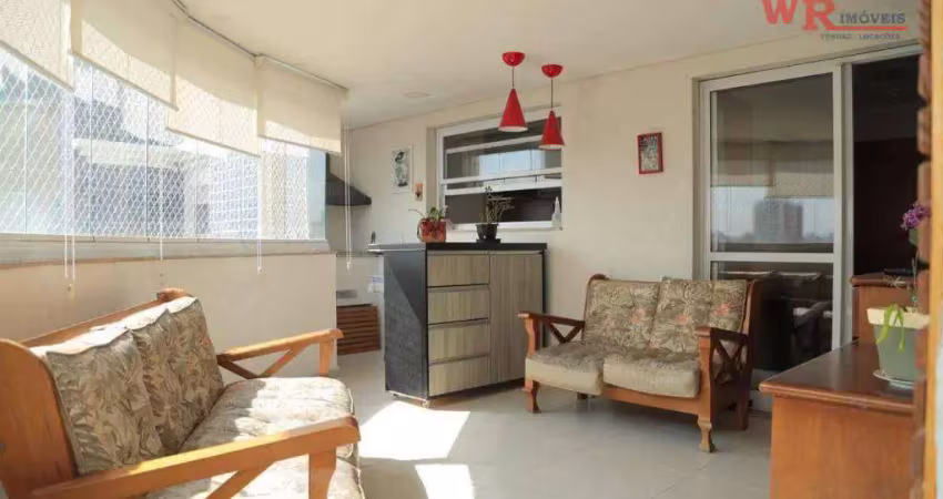Apartamento com 3 dormitórios à venda, 126 m² por r$ 1.400.000 - vila scarpelli - santo andré/sp
