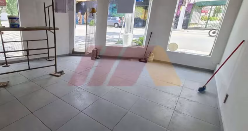 Salão comercial para locação com 80 metros em em santana