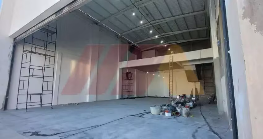 Galpão novo de 460 metros para locação, com mezanino, na região do carandiru