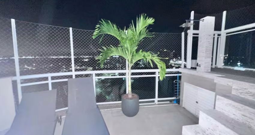 Cobertura duplex na Barra da Tijuca-160m2-3quartos.