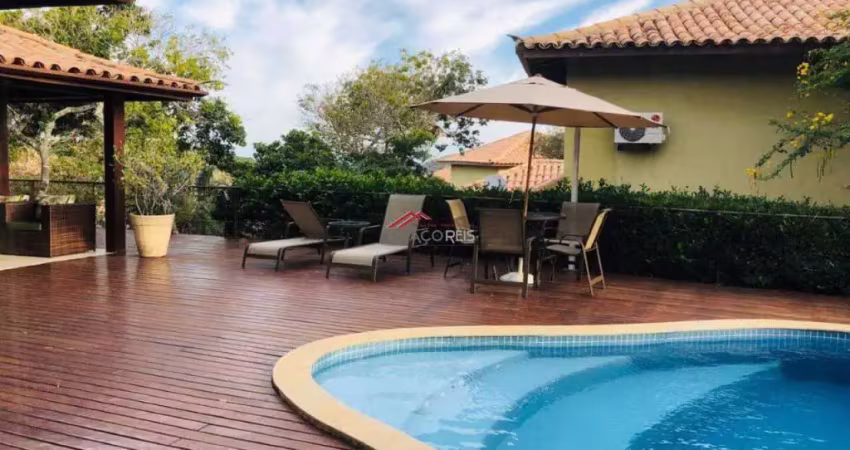 Casa em condomínio para locação anual com vista ao mar na praia do forno