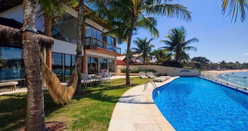Mansão pé na areia - praia da ferradura com 6 suítes