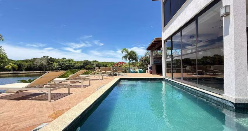 Casa moderna a beira do lago - 5 suites