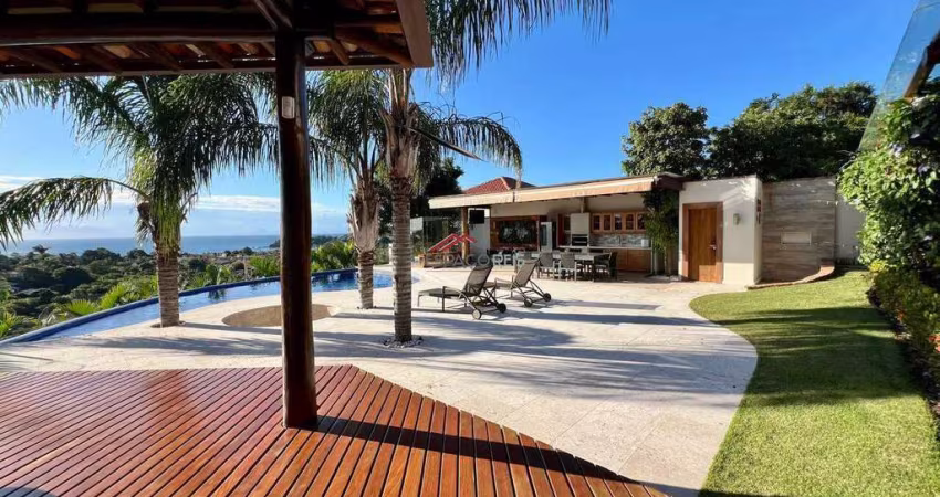 Mansão de 8 quartos com vista mar e próximo a Rua das Pedras - Búzios