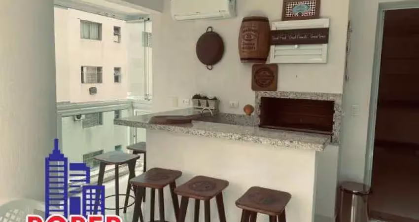 Lindoa apartamento mobiliado de 180 m²/3 suites/3 vagas/varanda à venda na praia de pitangueiras guaruja.