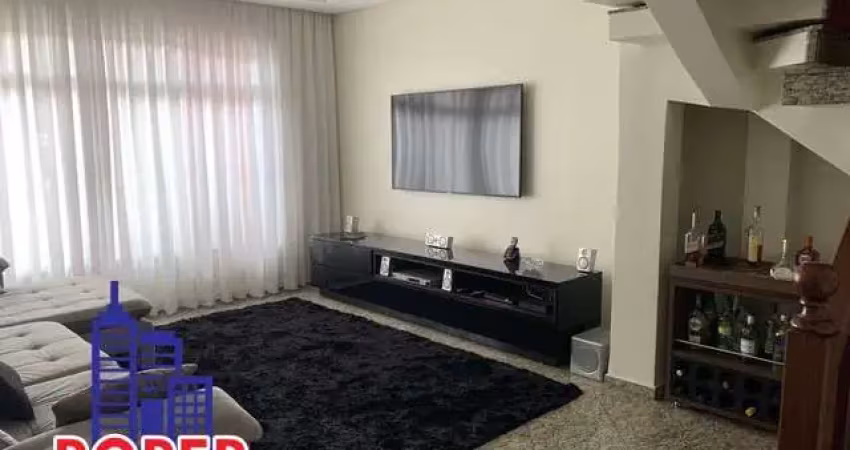 Excelente sobrado de 3 dormitórios/5 vagas e espaço gourmet à venda no tatuapé.
