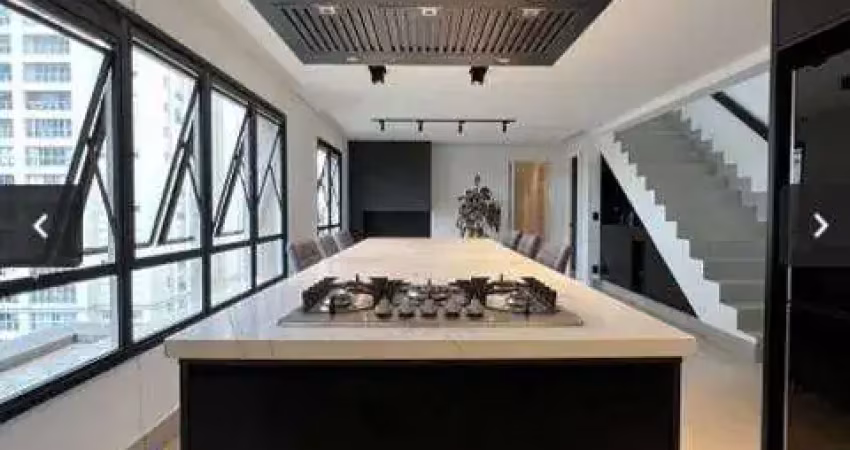 Linda cobertura duplex de 171 m²/3 suites/espaço gourmet/piscina à venda no sítio tamboré alphaville - barueri