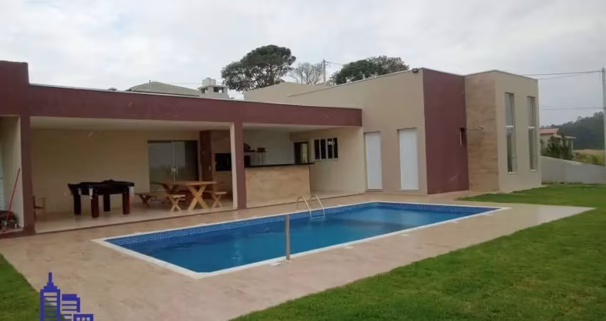 Excelente chácara nova de 1.000 m²/casa sede/piscina/espaço gourmet à venda em condominio fechado em mairinque