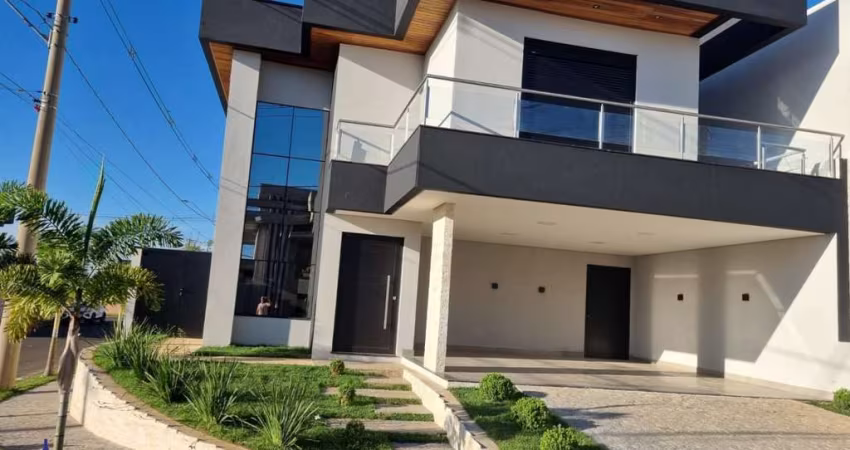 LINDO SOBRADO DE 252 M²/4 DORMITÓRIOS/6 VAGAS/ ESPAÇO GOURMET COM PISCINA À VENDA NO CONDOMINIO FECHADO EM HORTOLÂNDIA