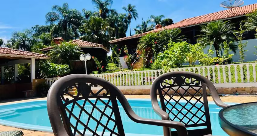 Chácara com 12.500 m²/casa sede/piscina à venda/locação em são roque