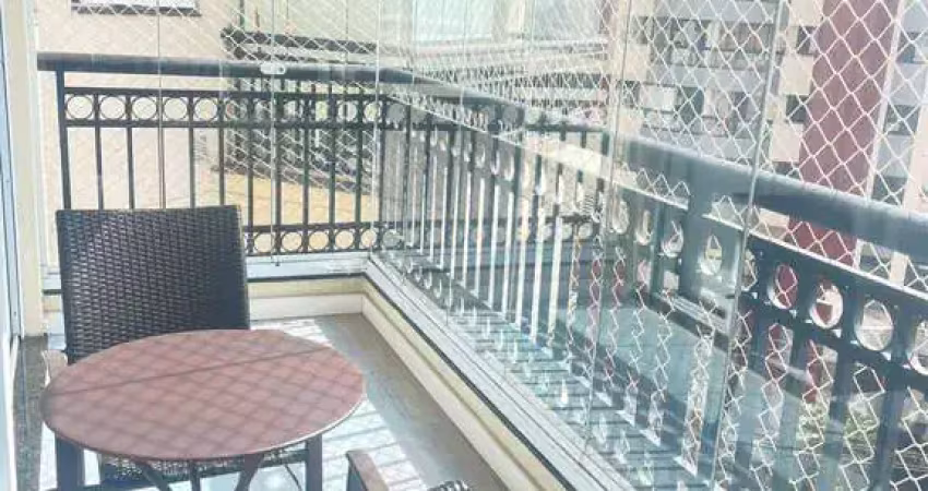 Studio mobiliado com 40 m²/1 dorm/1 vaga/varanda à venda/locação no tatuapé