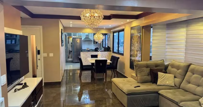 Lindo apartamento com 126 m²/3 dormitórios/2 vagas à venda no tatuapé