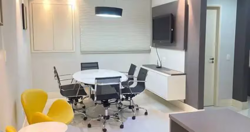 Sala comercial mobiliada com 53 m²/1 vaga à venda/locação no analia franco