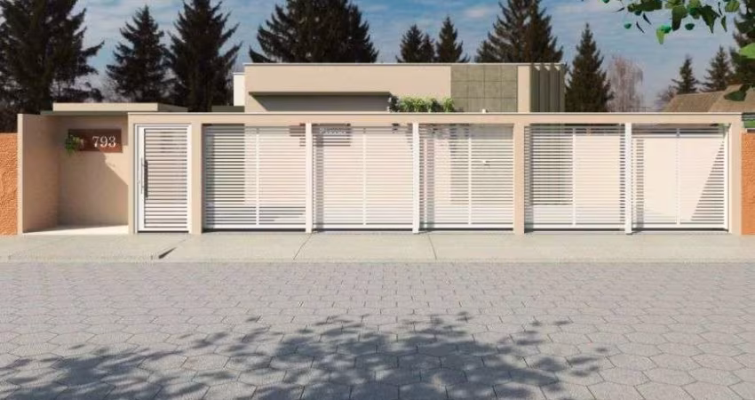 Casa com 2 quartos, piscina e área gourmet em Itanhaém.