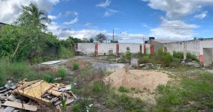 Terreno com liberação ambiental e murado em peruíbe.