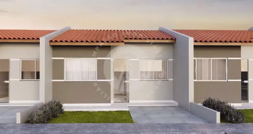 Casa com 2 dormitórios à venda, jardim cedro, foz do iguacu - pr