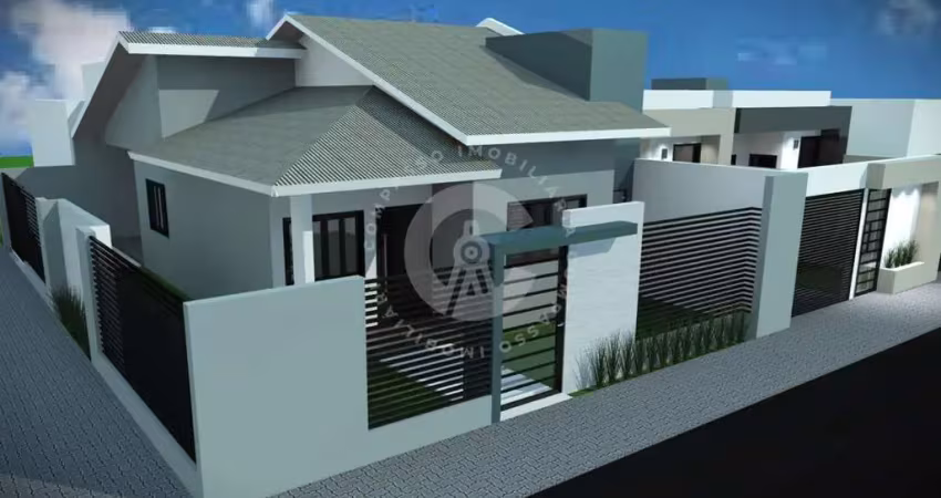 Casa com 3 dormitórios à venda, santa terezinha de itaipu - pr