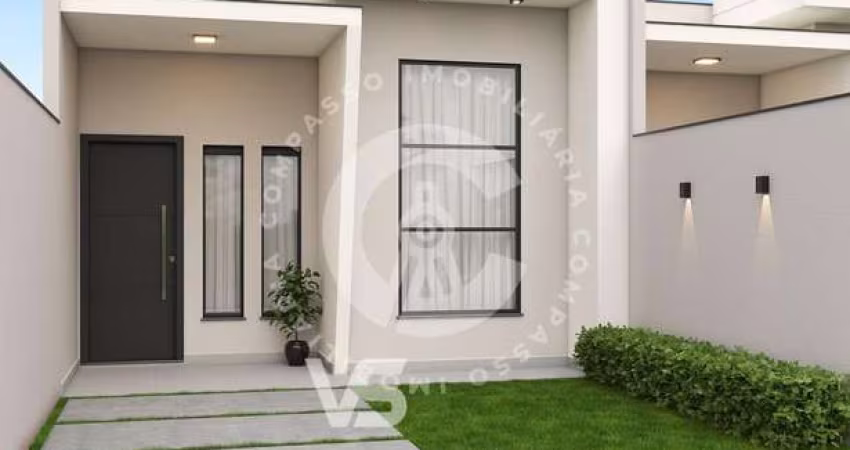 Casa nova à venda com 2 quartos moderna, Conjunto C, FOZ DO IGUACU - PR
