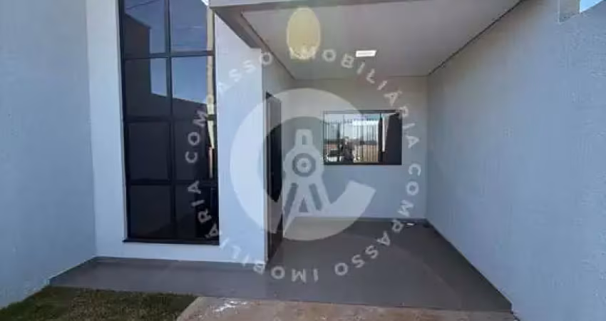 Casa com 2 dormitórios à venda, jardim das oliveiras, foz do iguacu - pr