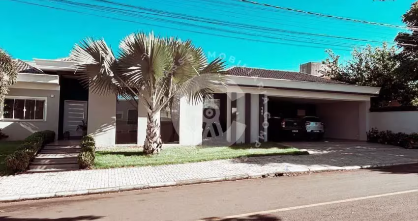 Casa de alto padrão no condomínio horizontal fechado residencial dom olívio