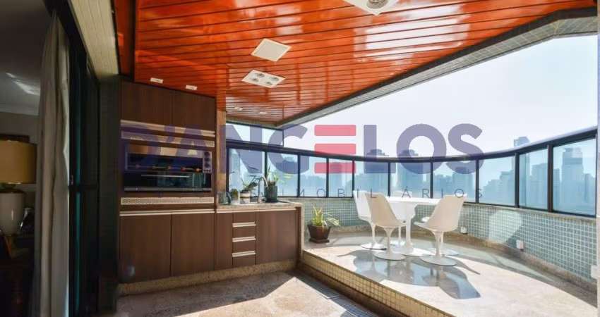 Apartamento de Luxo à Venda em São Paulo - Jardim Anália Franco: 4 Quartos, 4 Suítes, 2 Salas, 6 Banheiros, 5 Vagas de Garagem, 374m².