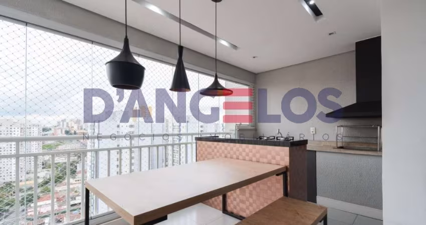 Apartamento à venda no Tatuapé, São Paulo-SP: 2 quartos, 1 suíte, 2 salas, 2 banheiros, 2 vagas, 76m² de área. Venha conferir!