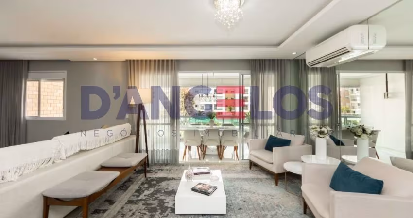 Apartamento de luxo na Mooca, São Paulo-SP: 3 quartos, 3 suítes, 2 salas, 5 banheiros, 3 vagas de garagem, 172m².