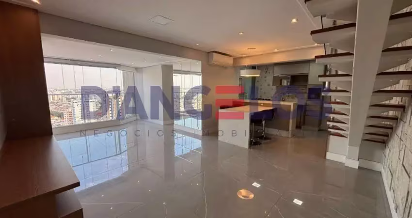 Luxuoso apartamento duplex de 4 quartos e 3 suítes na mooca, são paulo-sp: 255m², 2 salas, 5 banheiros e 3 vagas de garagem.
