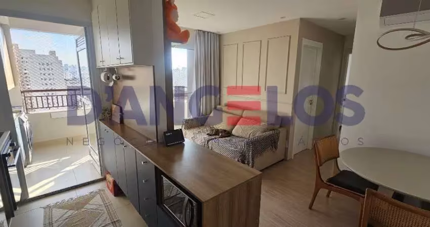Apartamento à venda na mooca, são paulo-sp: 2 quartos, 1 suíte, 1 sala, 2 banheiros, 1 vaga, 54m² - mobiliado e lindo!