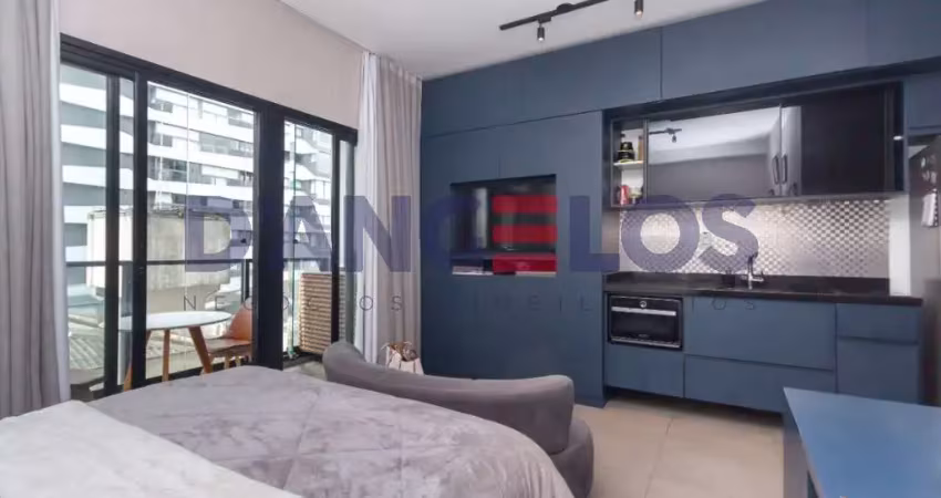 Studio de luxo à venda em pinheiros, são paulo-sp: 1 quarto, 1 suíte, 1 sala, 1 banheiro, 35m². imperdível oportunidade!