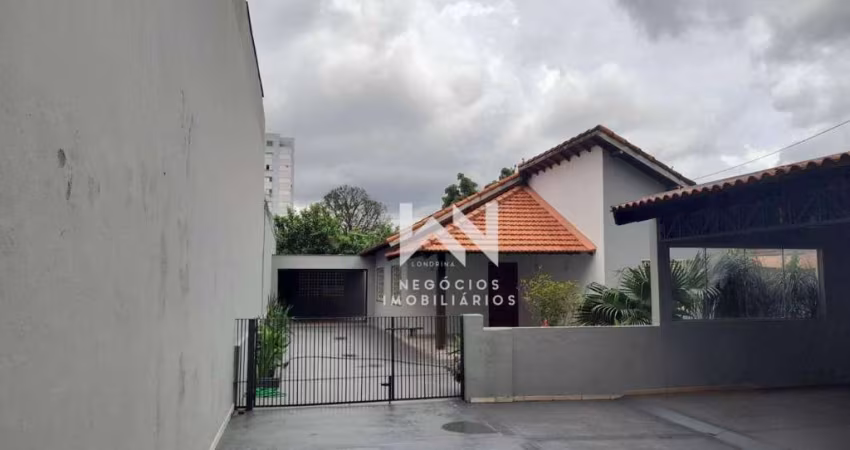 Casa com 2 dormitórios para alugar, 140 m² por R$ 2.650,00/mês - Centro - Londrina/PR