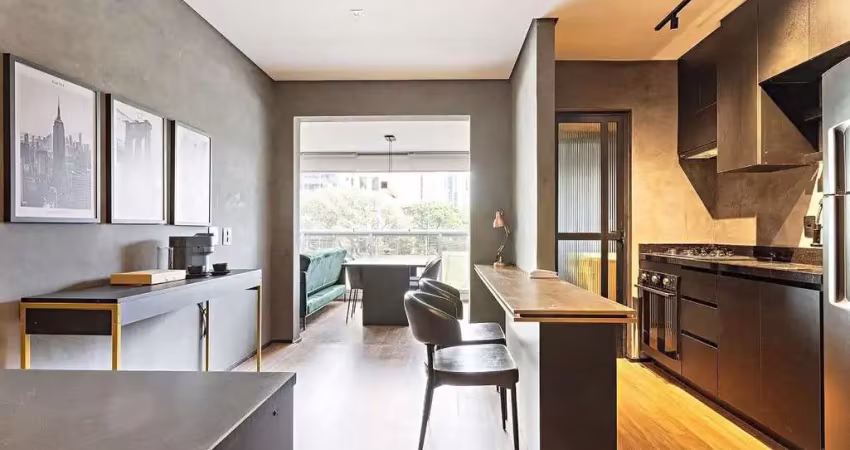 1 suíte de alto padrão para locação na vila nova conceição de 60m².