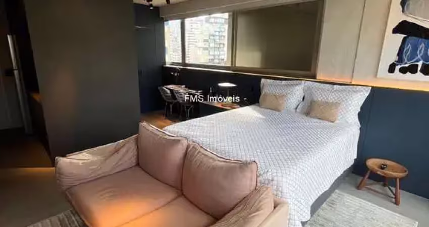 Apartamento para venda na rua dr. melo alves sp - 1 dormitório, 1 vaga, mobiliado