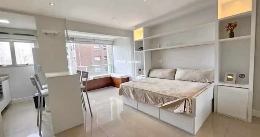 Apartamento de locação no brooklin. 1 quarto,  com 36m² de área.