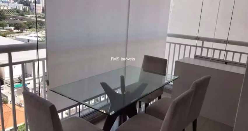 Apartamento 50m² - 1 dormitório - 1 vaga - brooklin