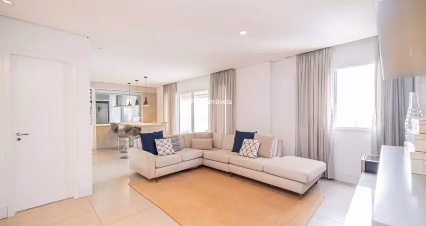 Venda de apartamento de luxo na vila olímpia com 2 suítes, 1 sala, 3 vagas e 130m².