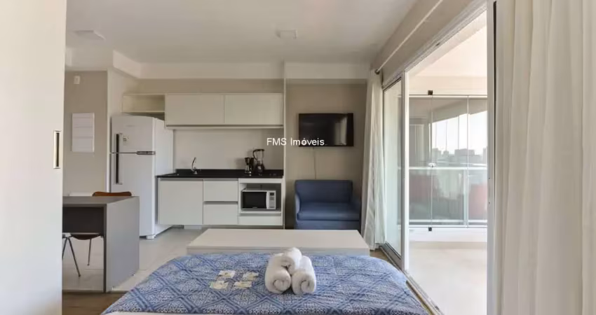 Apartamento à venda na consolação, com 1 quarto, 1 sala, 1 banheiro, 1 vaga, 35m².