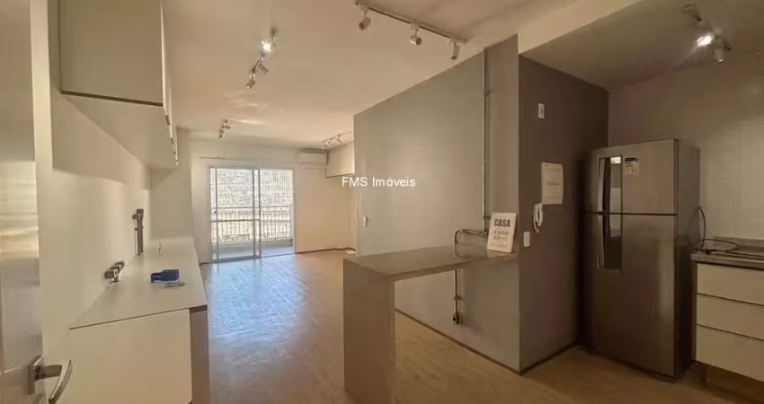 Apartamento à venda no centro de são paulo-sp: 1 quarto, 1 sala, 1 banheiro, 1 vaga de garagem, 46m² de área.