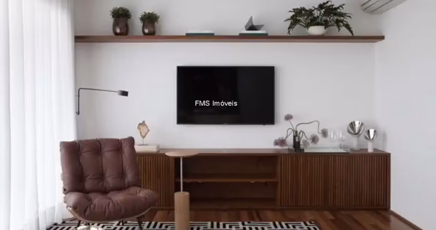 Apartamento para locação na vila olímpia, com 1 quarto, 2 vagas