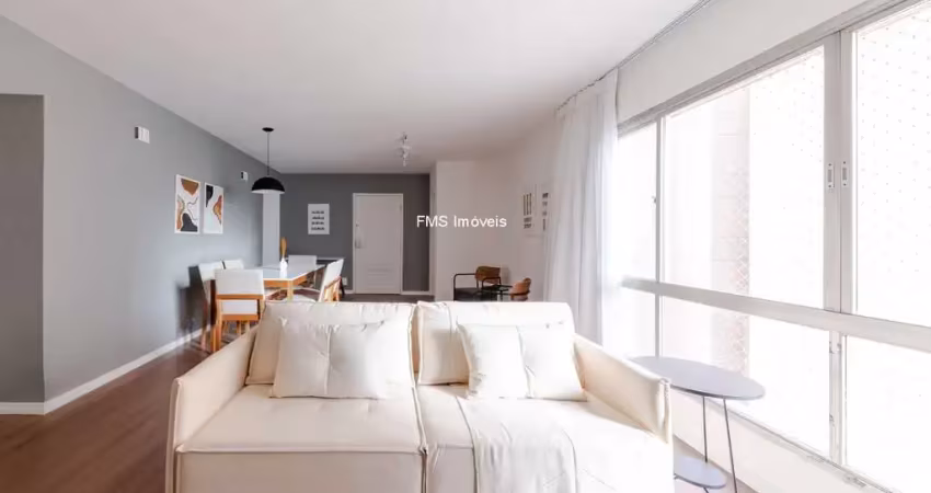 Apartamento para locação na consolação com 4 quartos, 1 suíte, 1 sala, 3 banheiros, 2 vagas, 129m².