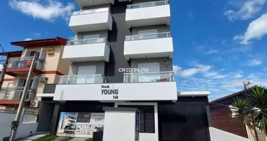 Apartamento 01 dormitório em prédio novo. Há poucos metros da UFSM
