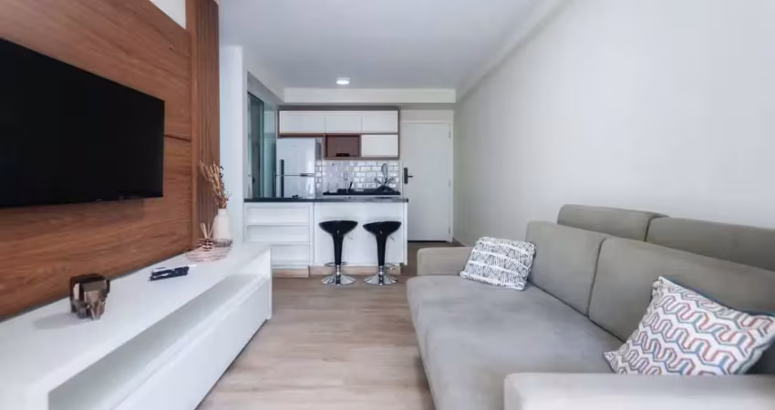 Apartamento tipo para venda em pinheiros com 1 quarto, 45m²