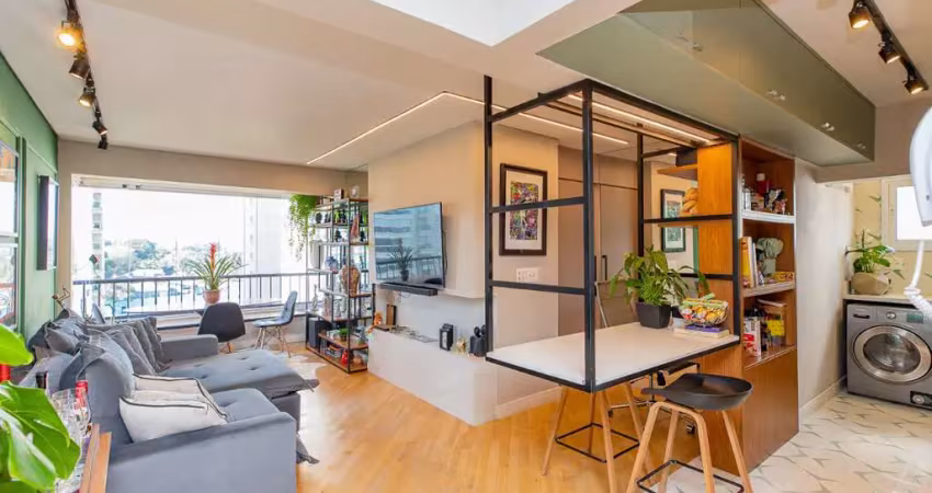 Apartamento tipo para venda em brooklin paulista com 1 quarto, sendo 1 suíte, 46m²