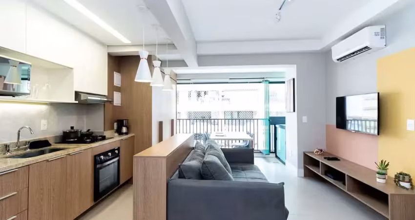 Apartamento tipo para venda em bela vista com 1 quarto, sendo 1 suíte, 46m²