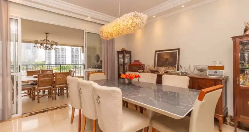 Apartamento tipo para venda em brooklin com 4 quartos, sendo 4 suítes, 205m²